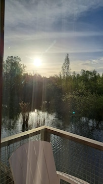 Uitzicht vanuit de kamer!