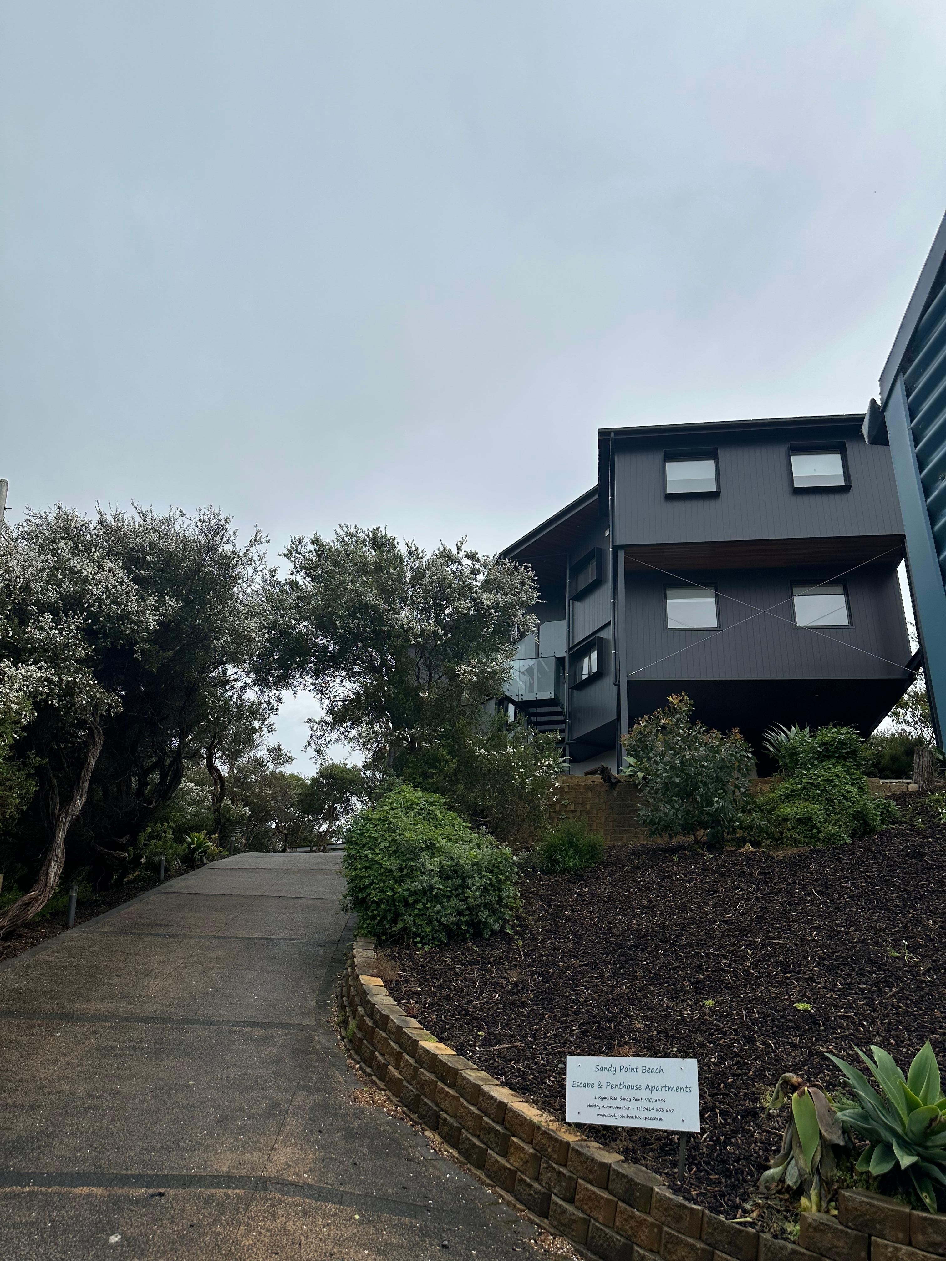 Apartment on lower floor