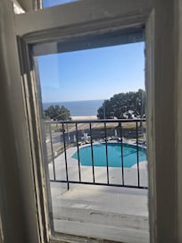 View from the very spacious room