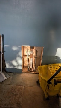 The exposed plumbing
