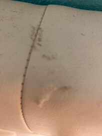 Dust on the headboard