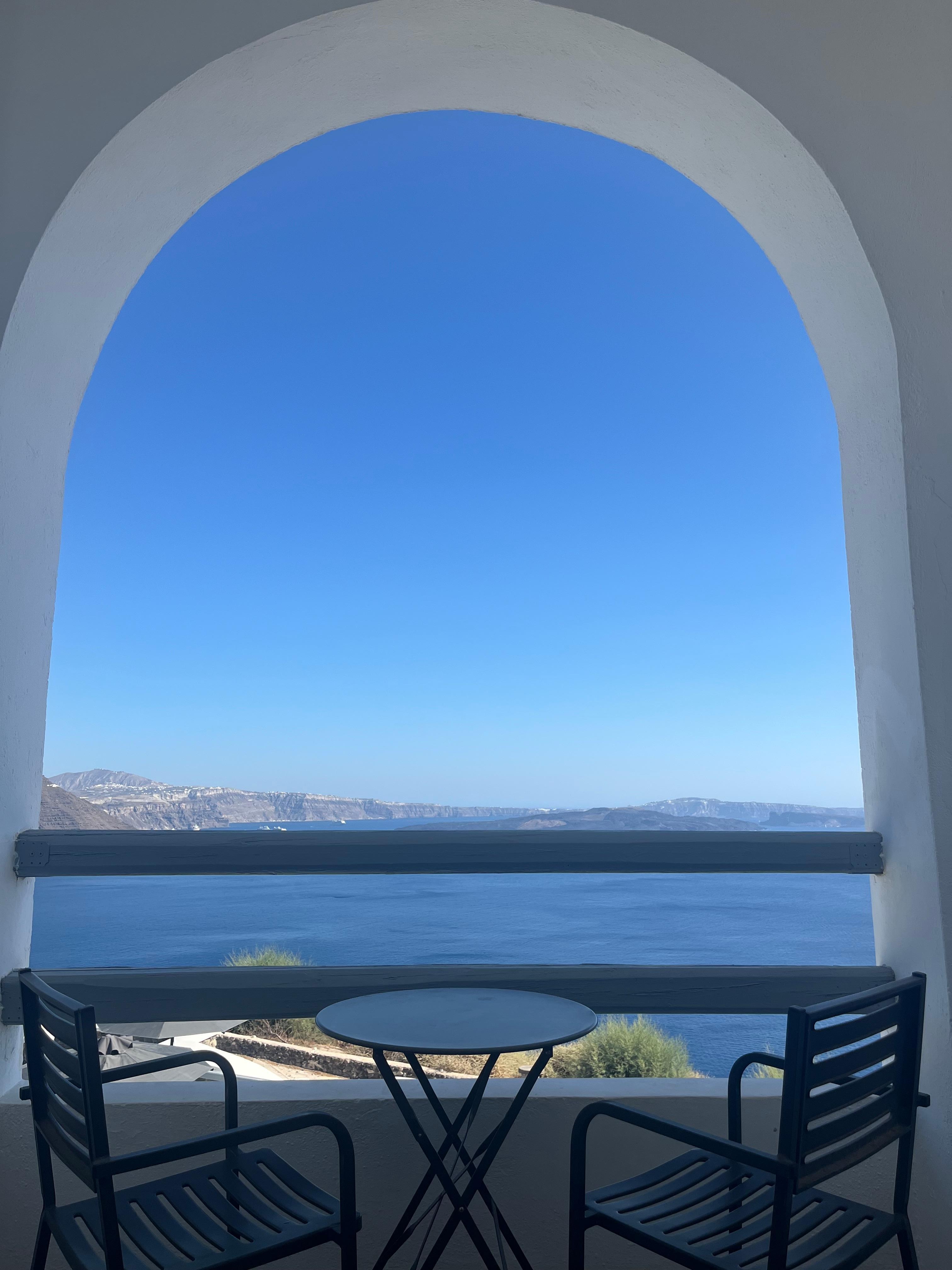 Utsikt fra hotellrommet 