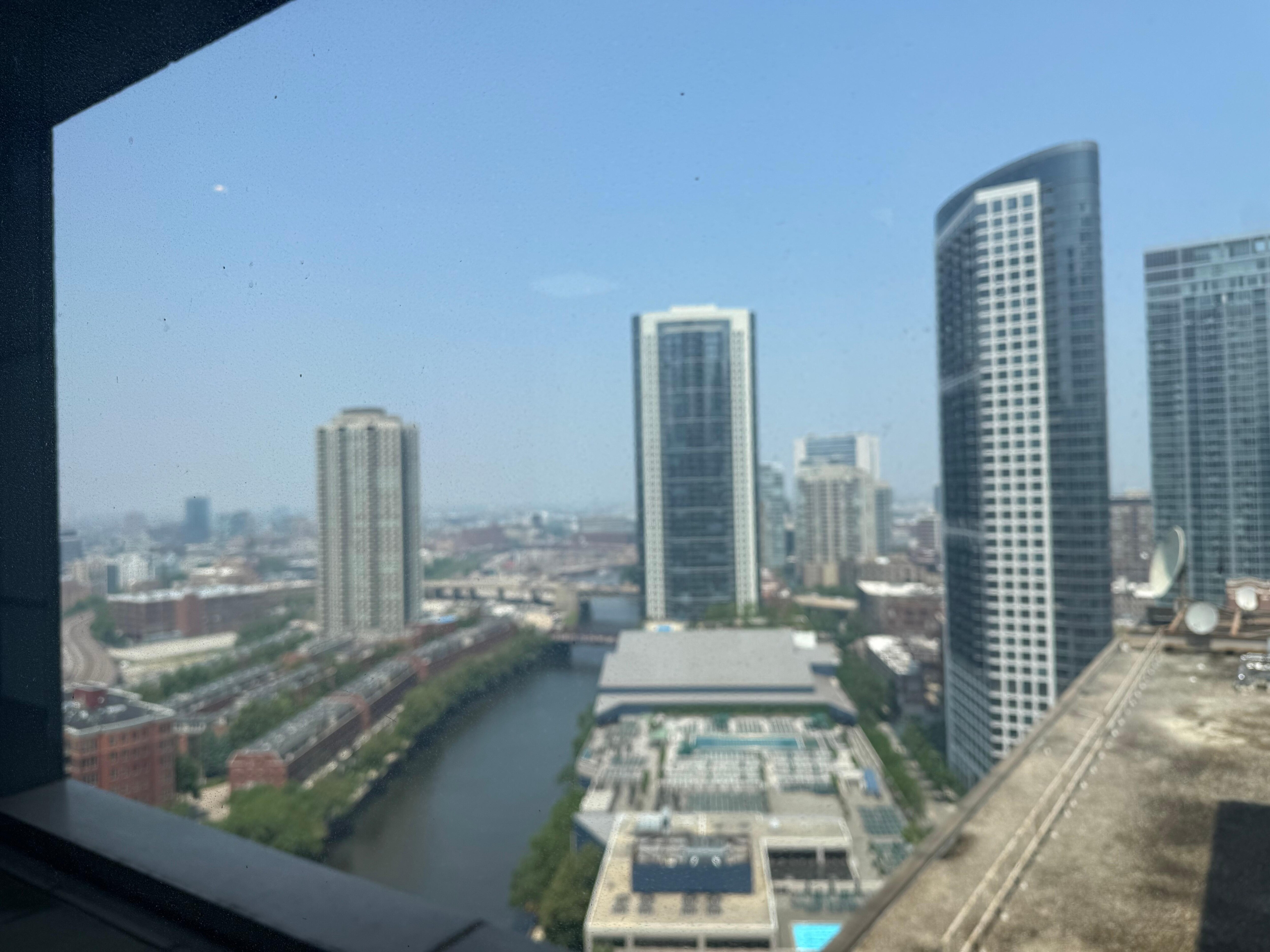 How from room window