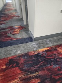 Urine bleached hallways