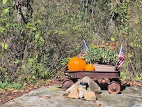 Fall decorations were perfect.