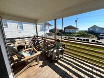 Front deck. Ocean views