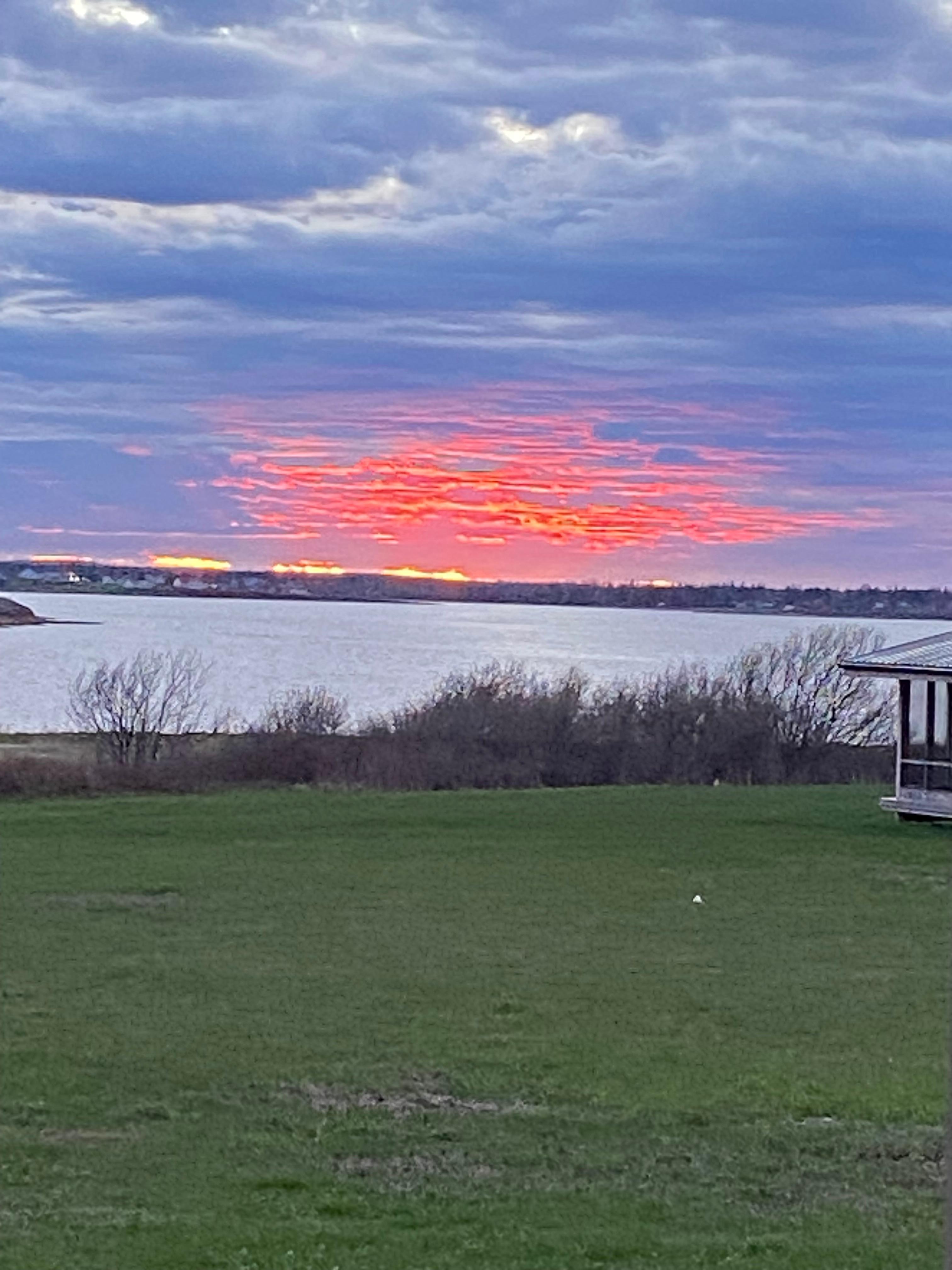 Beautiful sunsets even on cloudy days!