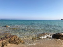 De la plage de l’hôtel