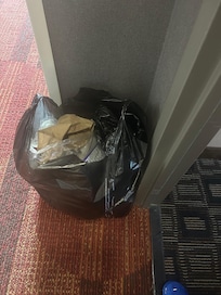 Took my own trash out after 4 days