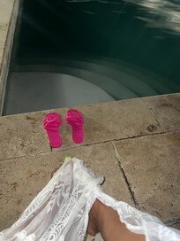 A sneak peek of the pool area