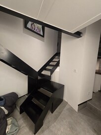 Stairs to bedrooms.