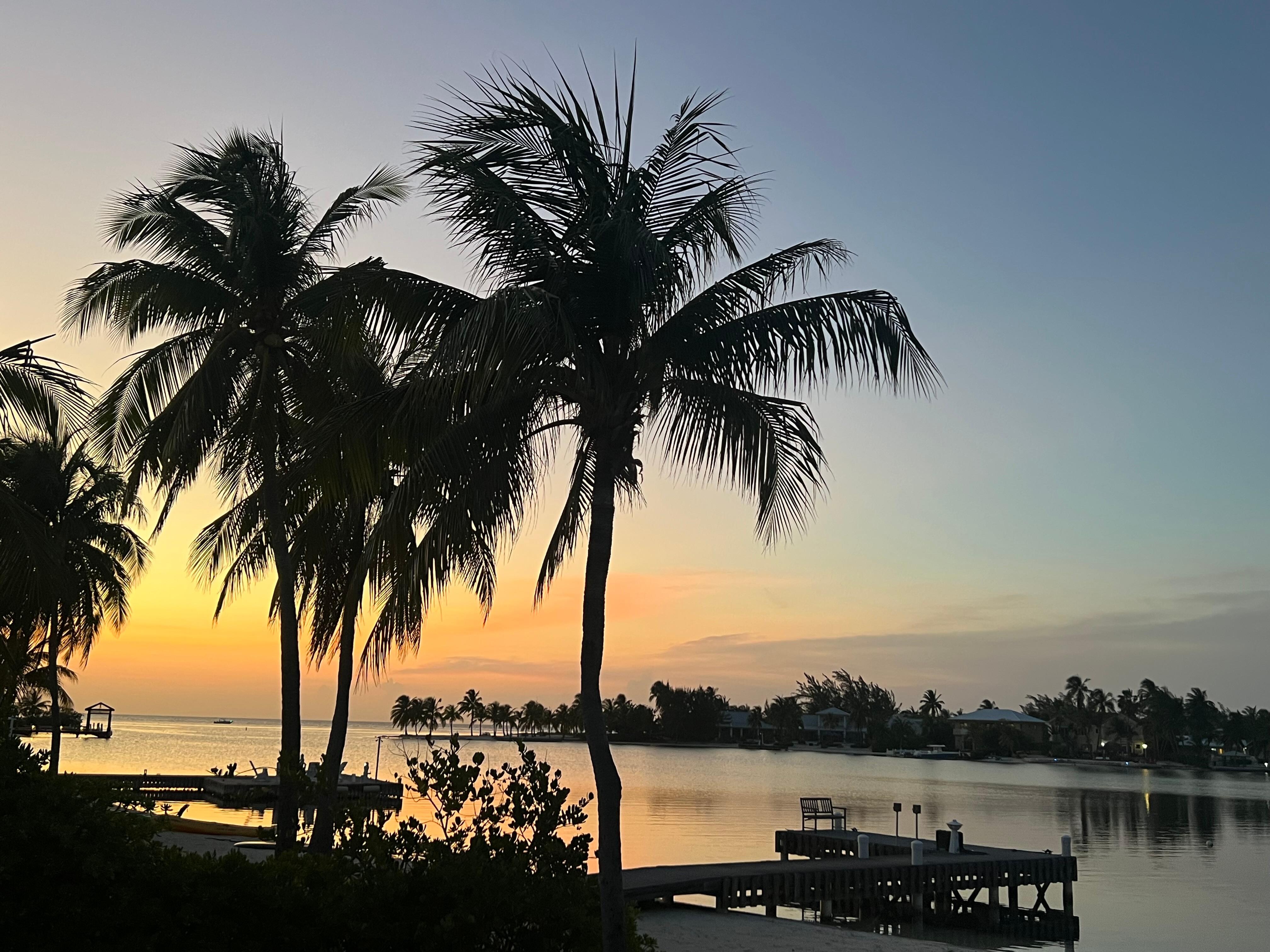 Sunset on the bay 