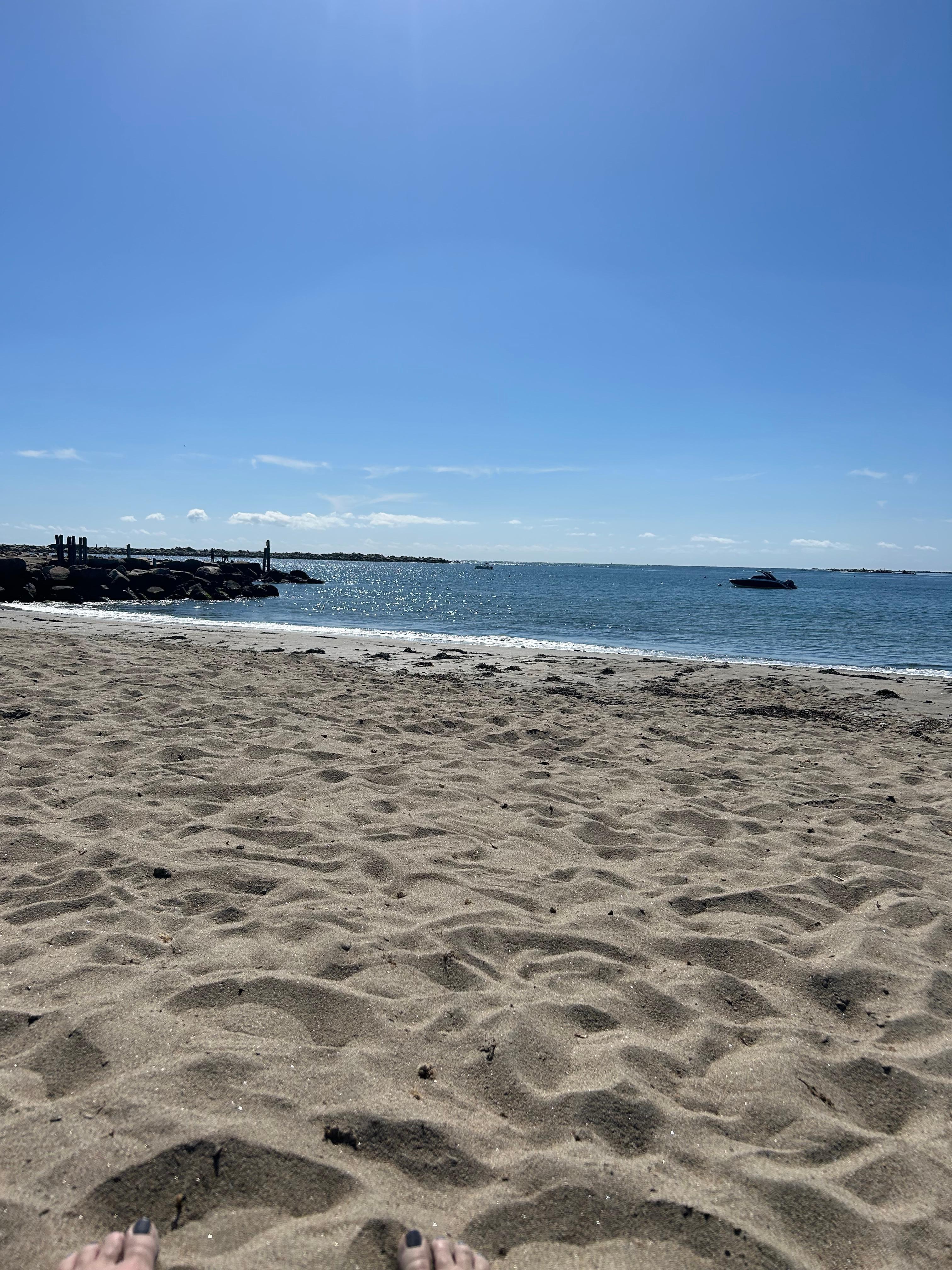 Private beach 🏖️ 