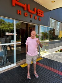 Entrada do Hotel com fácil acessibilidade