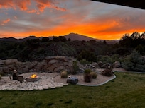 Sunset in the backyard