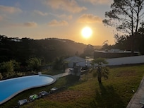 Sunset from the terrace