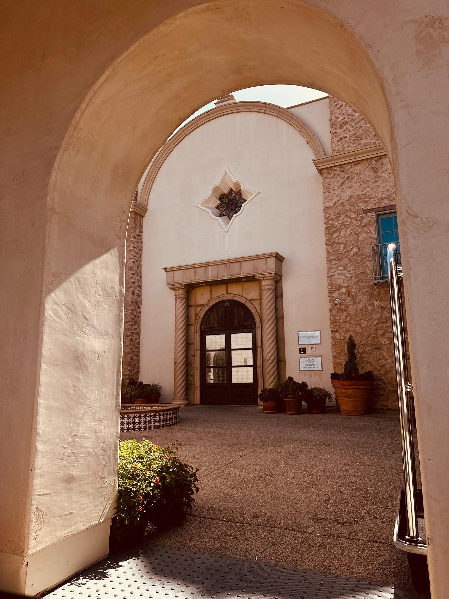 Entrance of Inn