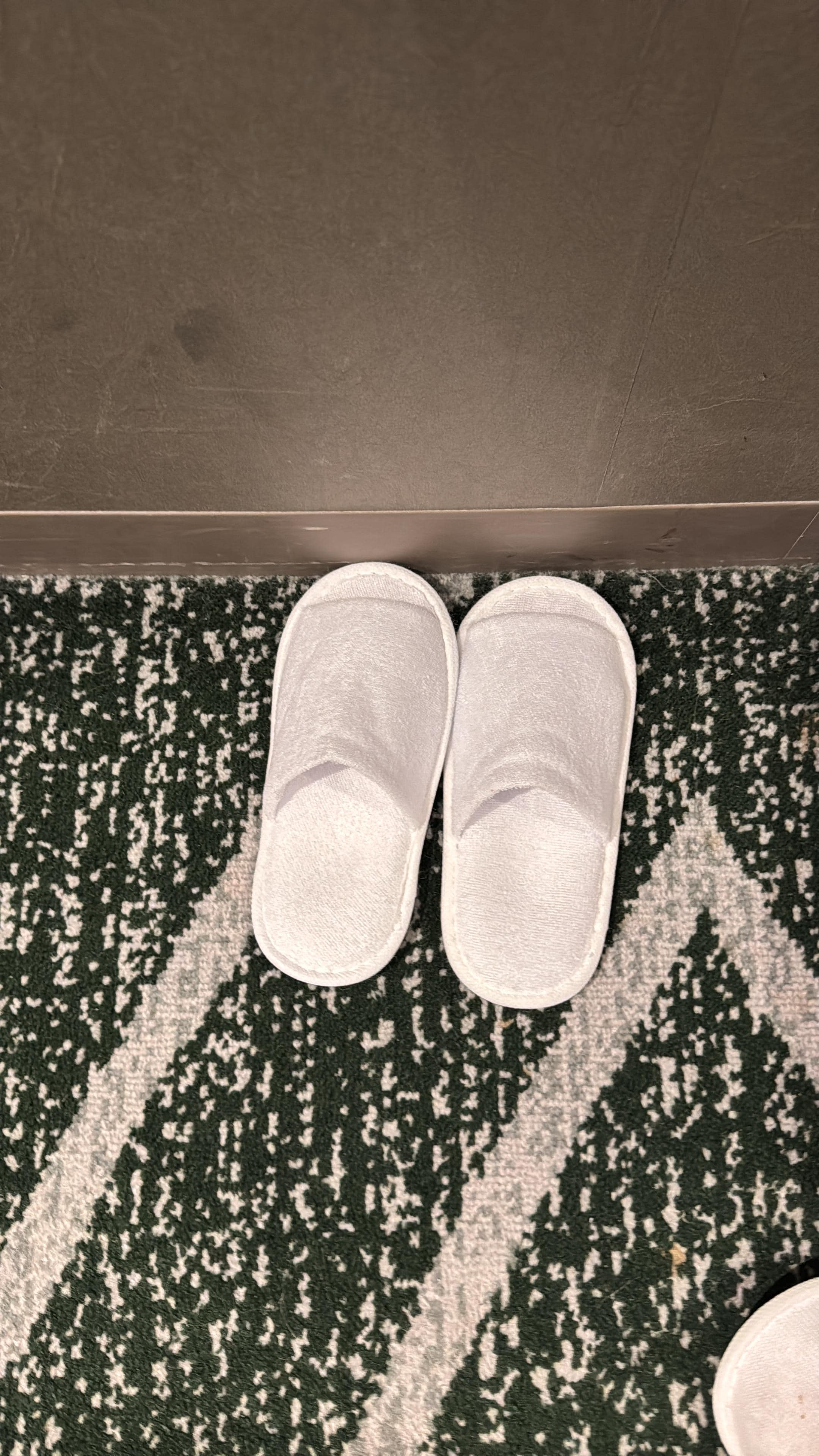 They provided bedroom slippers for the kids. 