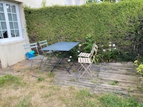 Vue réelle de la terrasse