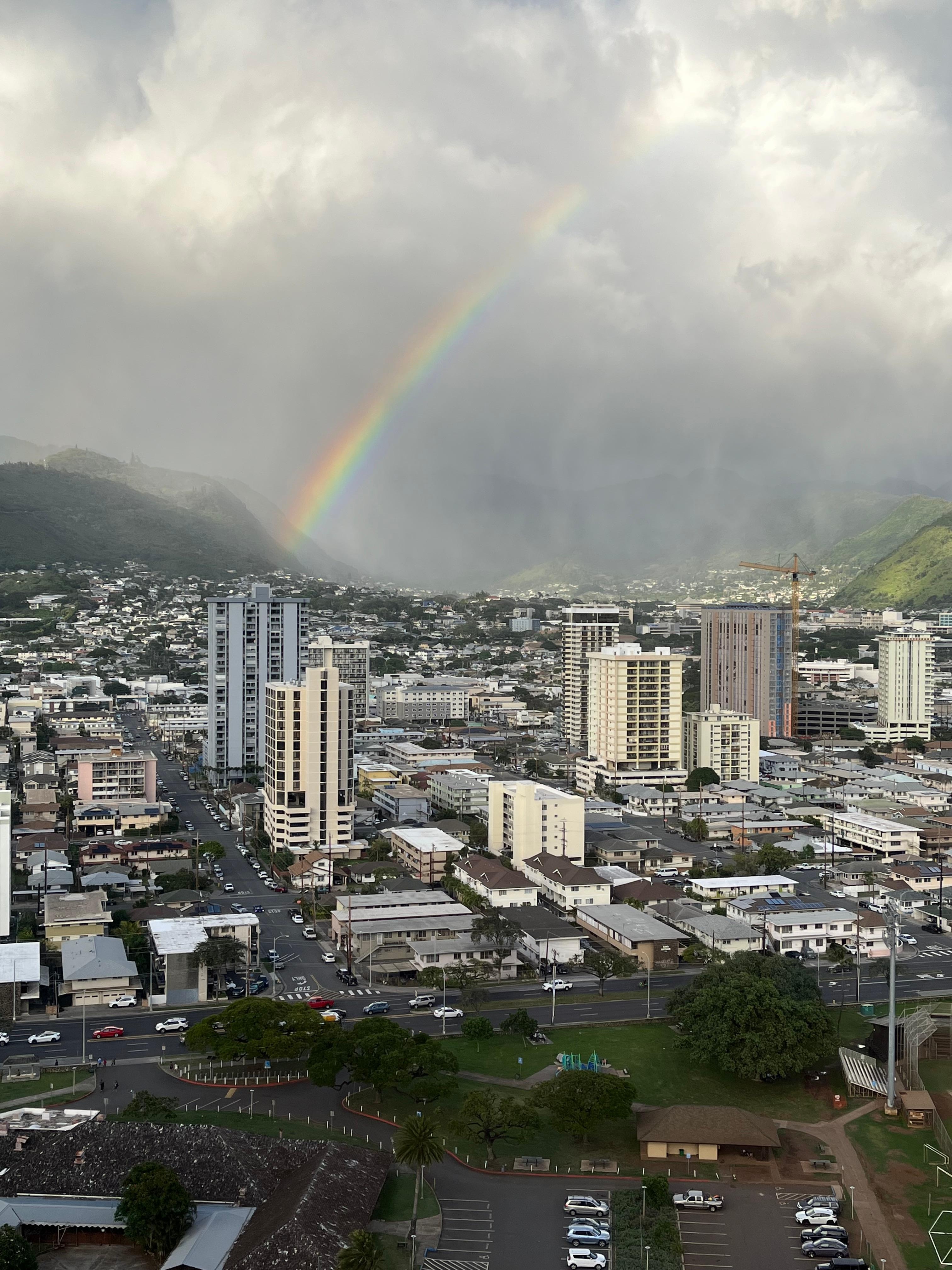 Beautiful rainbows almost every day!