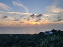 Sunset from hot tub tower