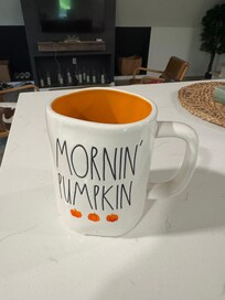 One of the many coffee mugs available to use