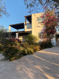 The beautiful villa.