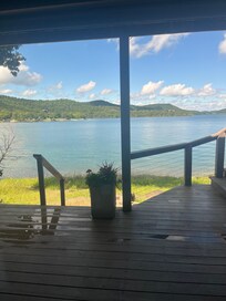 View from one of the basement bedrooms.