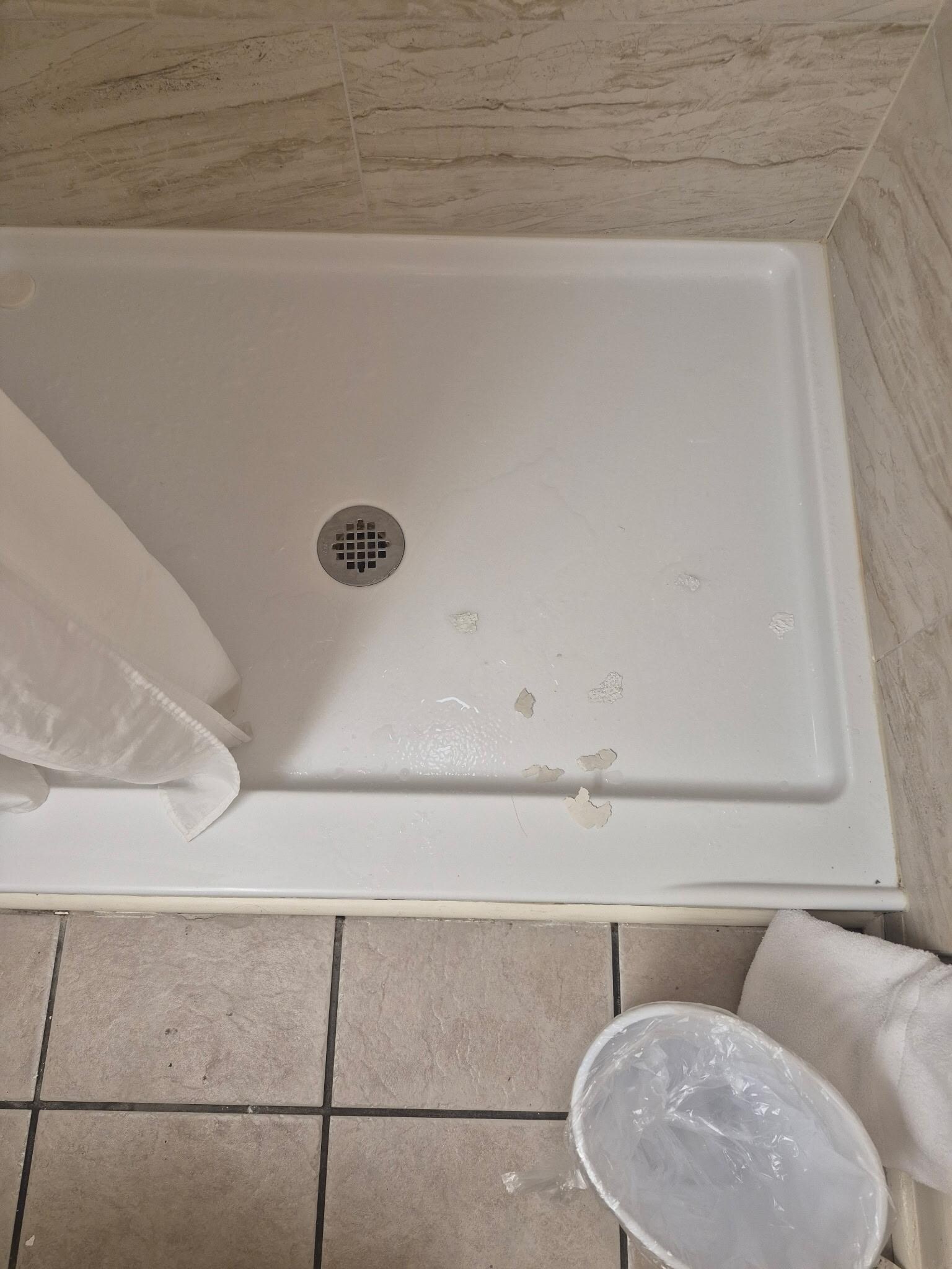 Ceiling falling in shower