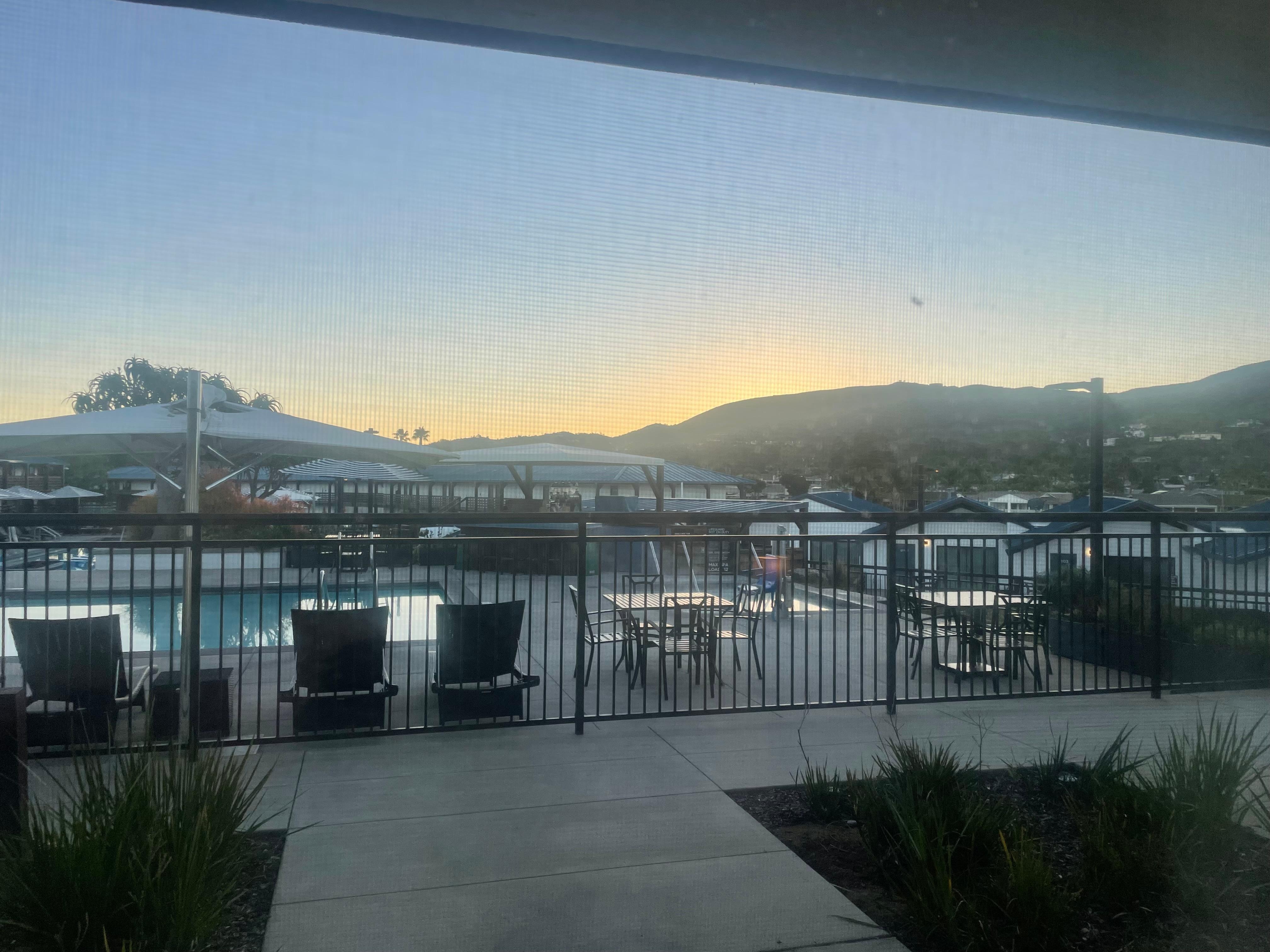  Morning view from my room