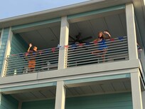 Greetings from the balcony!