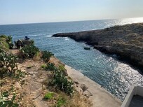 The view from our apartment. We swam in that cove.