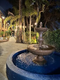Beautiful lot up at night