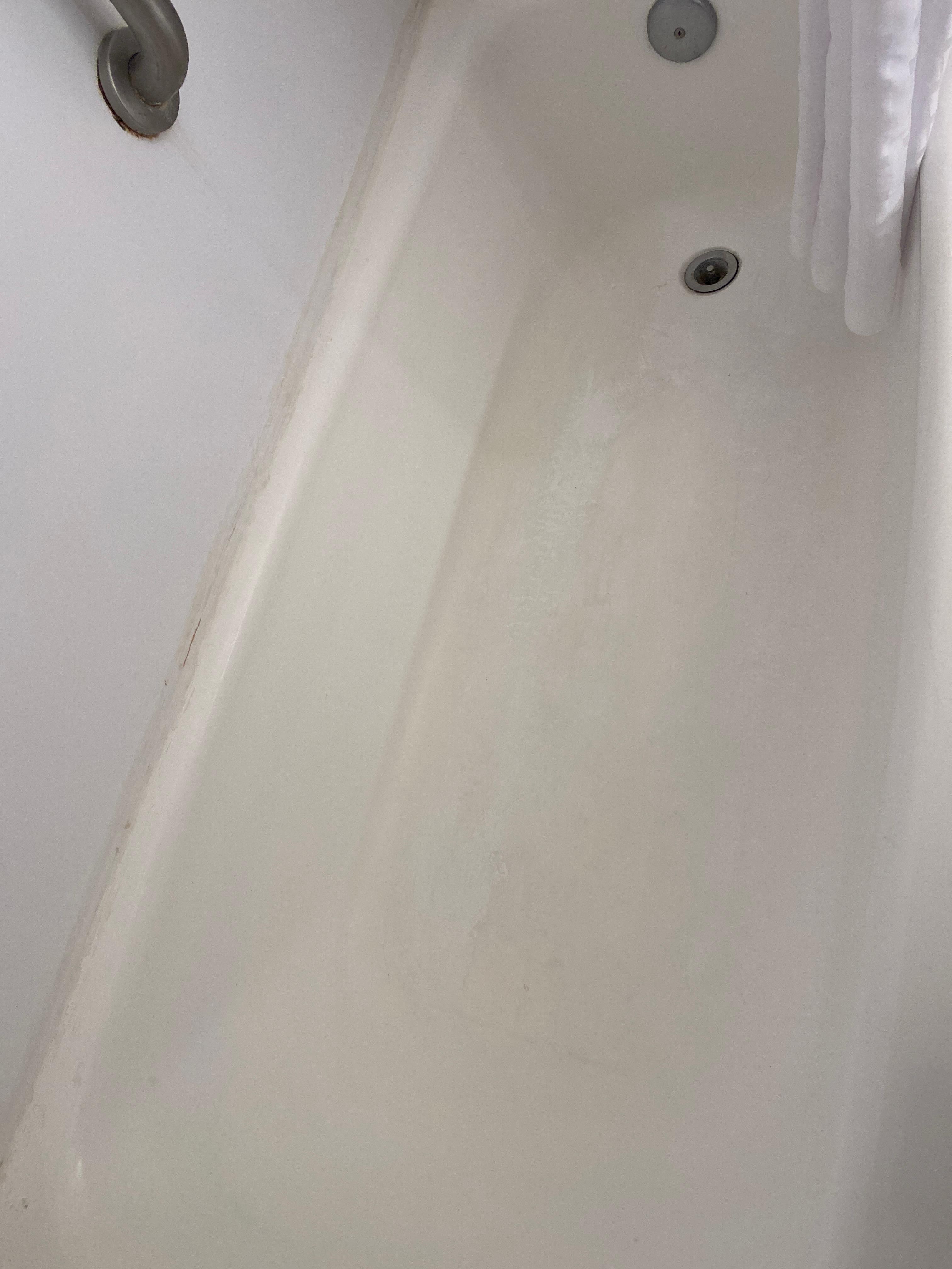 Tub stained