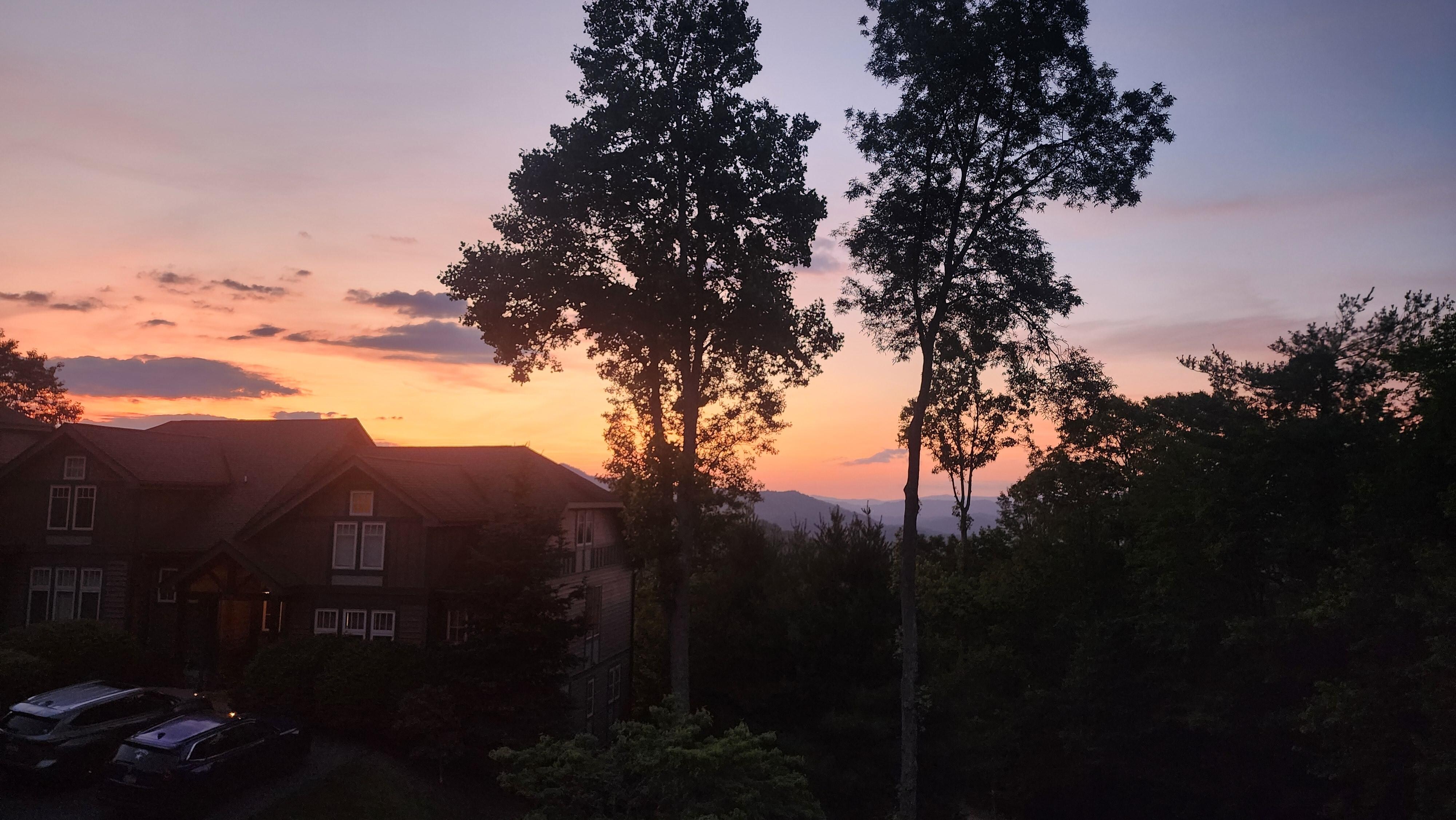 View from the back deck