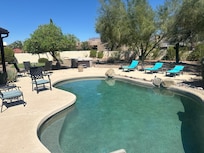Spacious back yard