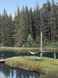 The fishing became competitive! While always super zen relaxing.