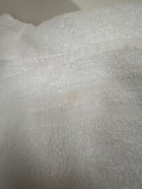 Towels were dirty