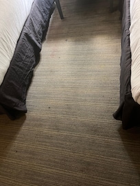 Dirt path around bed