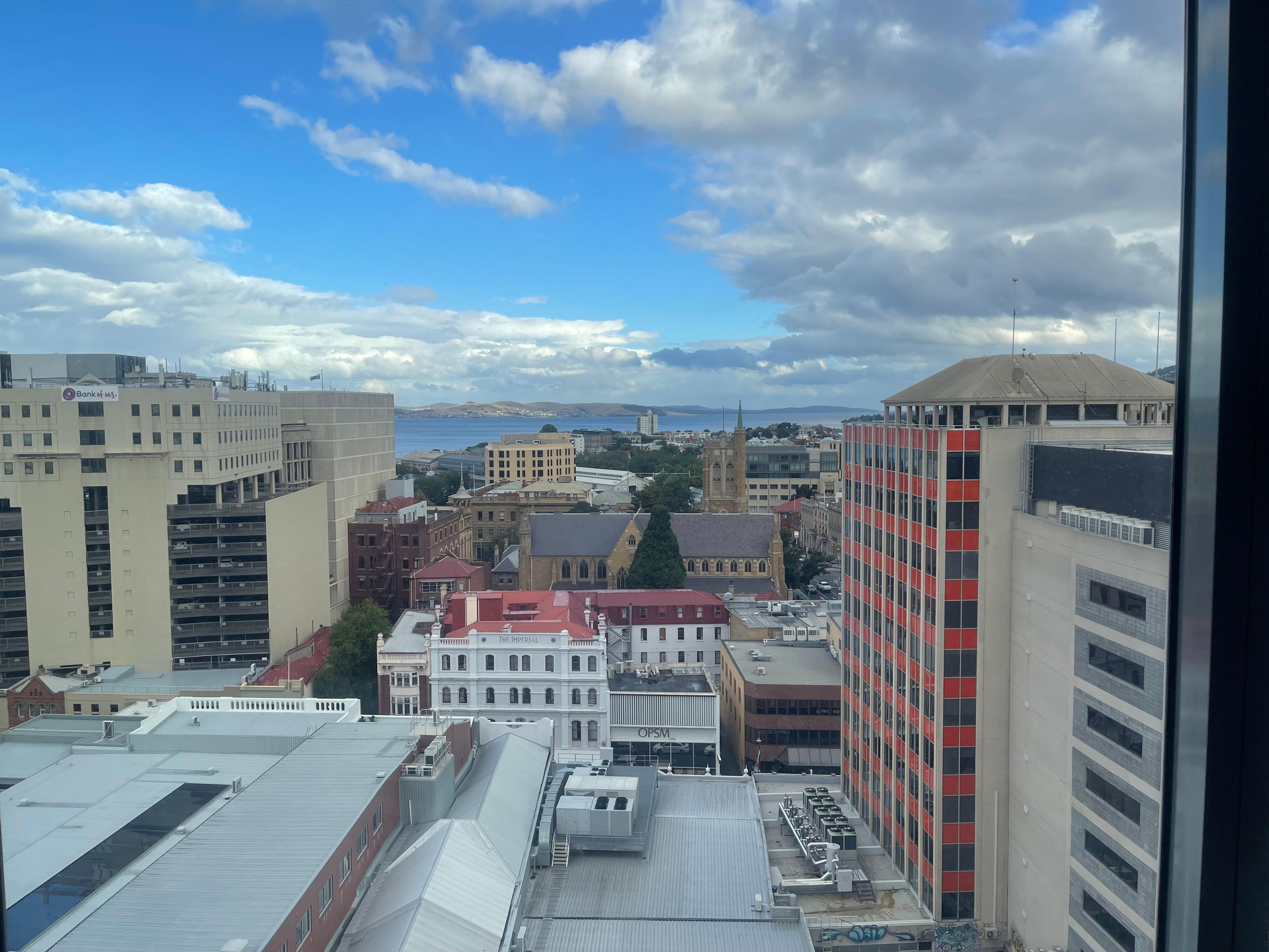 View from 11th floor from the room. 