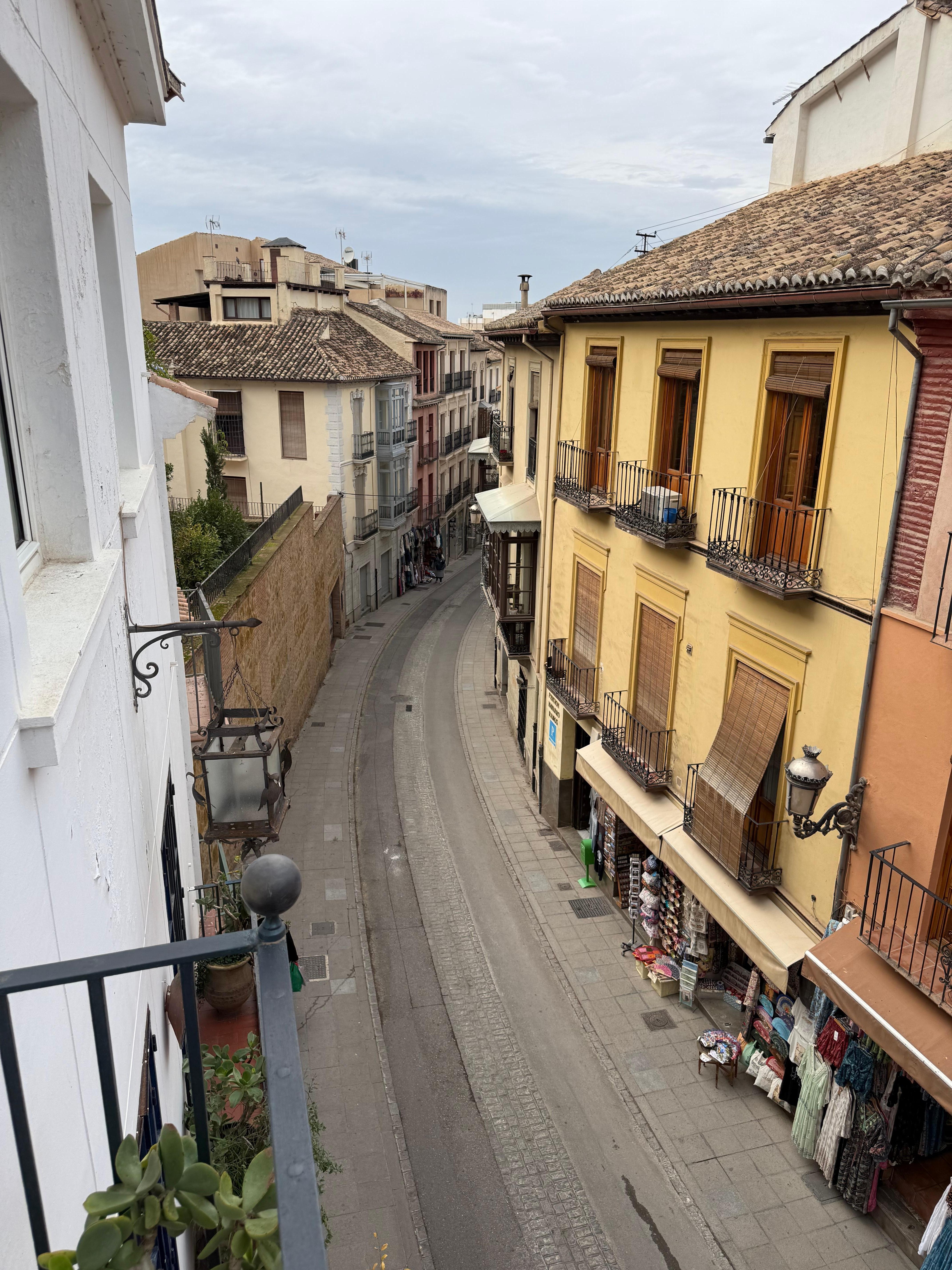 Downhill from my balcony