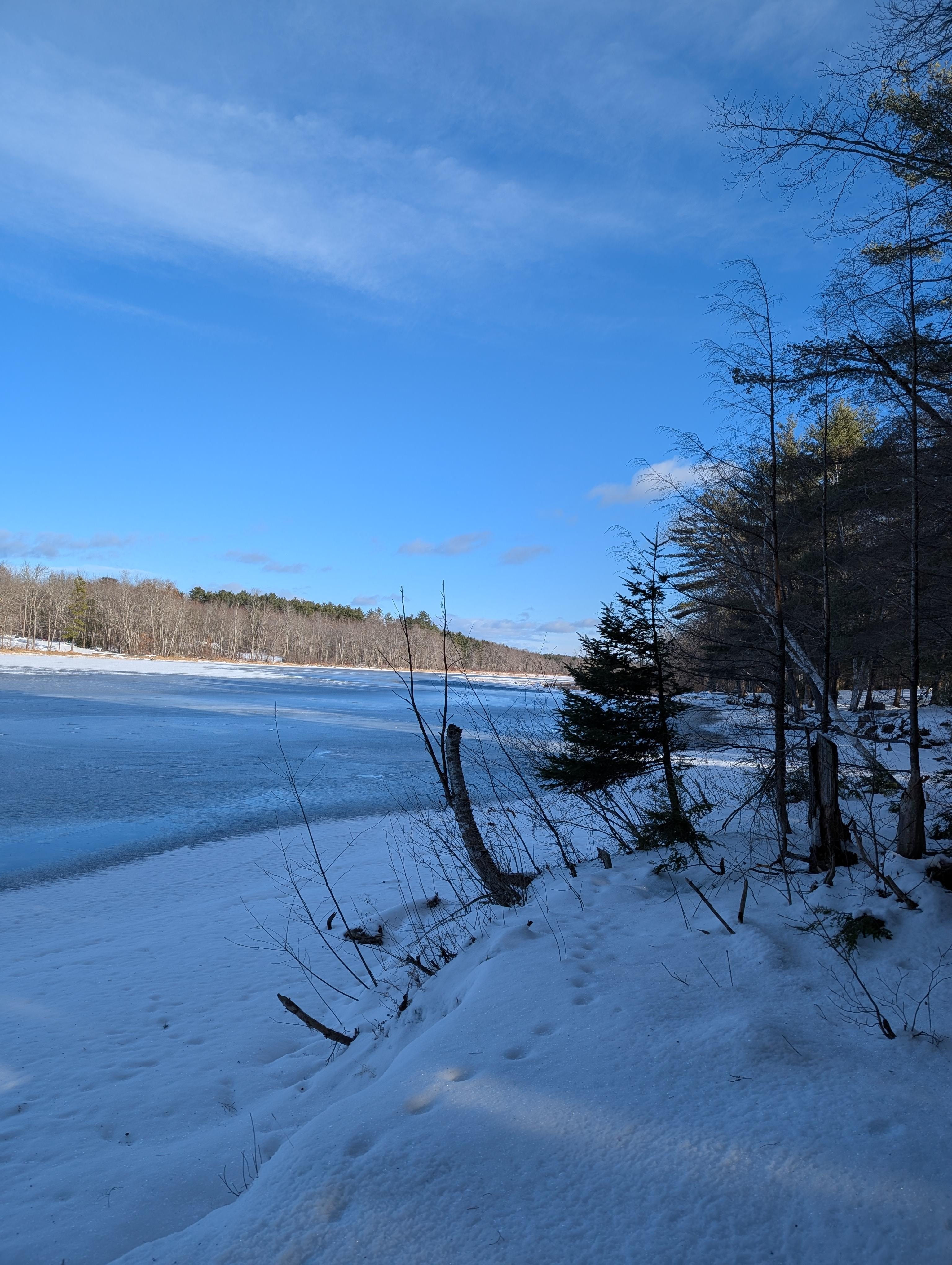 Snowy walk, but had to check it out.