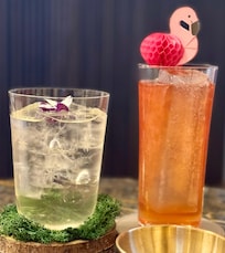 The lobby bar makes unique, regionally inspired cocktails