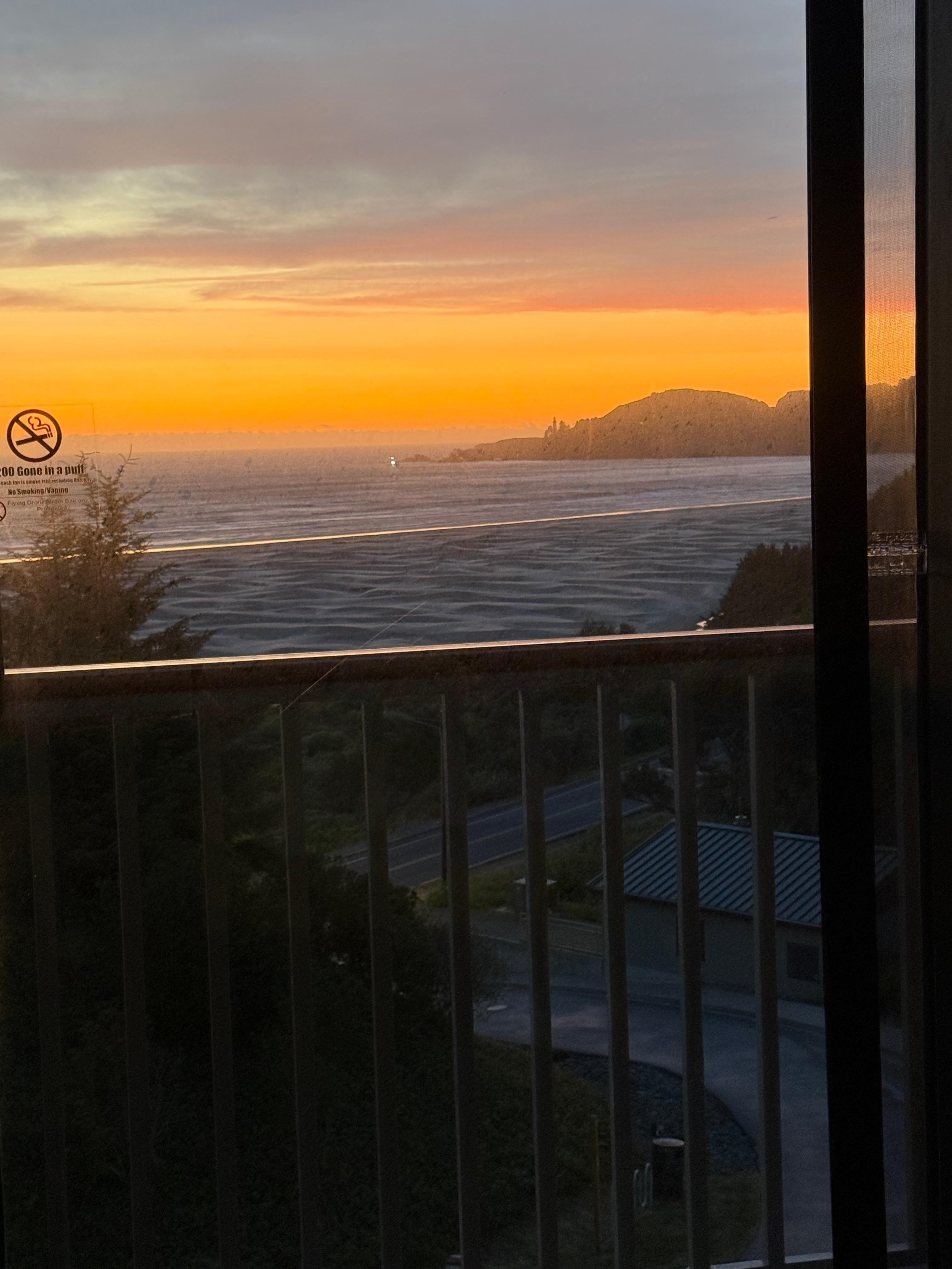 Sunset view from my room. 