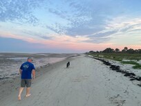 Quiet evening walks.