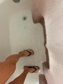Water was clogged