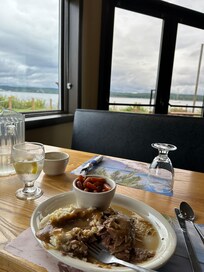 Dinner by the water