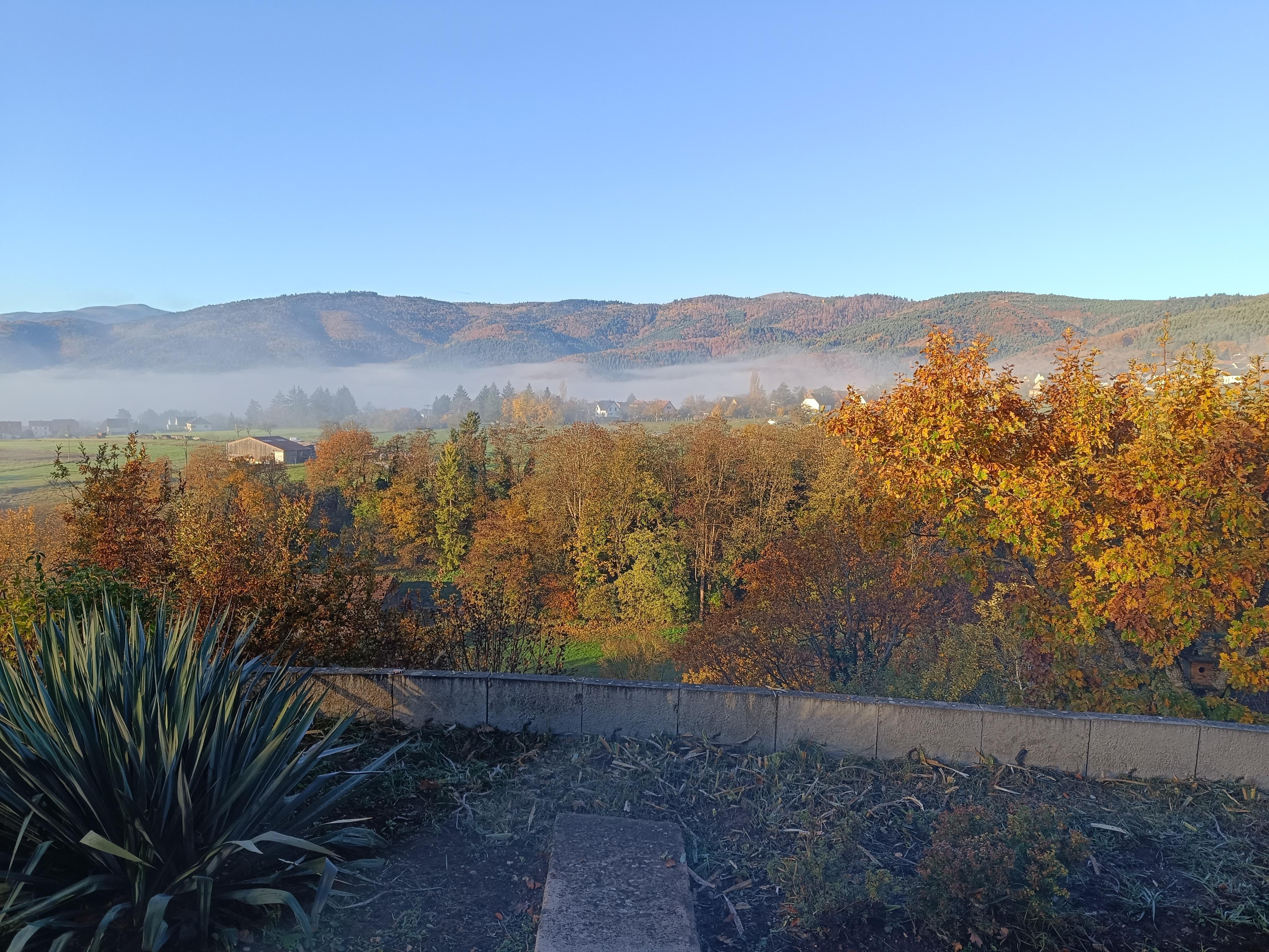 Vu de notre appartement le matin