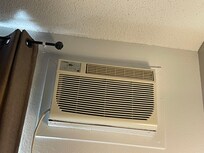 AC unit in the room old and noisy as hell!! If video was allowed to upload I would have added that too!