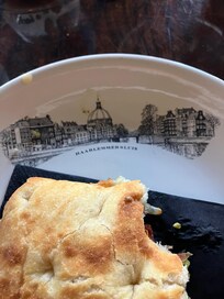 Had a toasted sandwich from their cafe